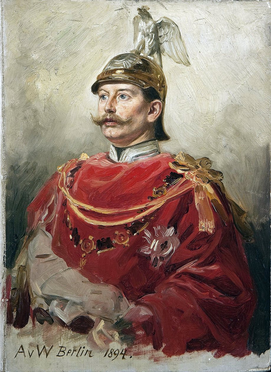 Porträt von Kaiser Wilhelm II von Anton Alexander von Werner