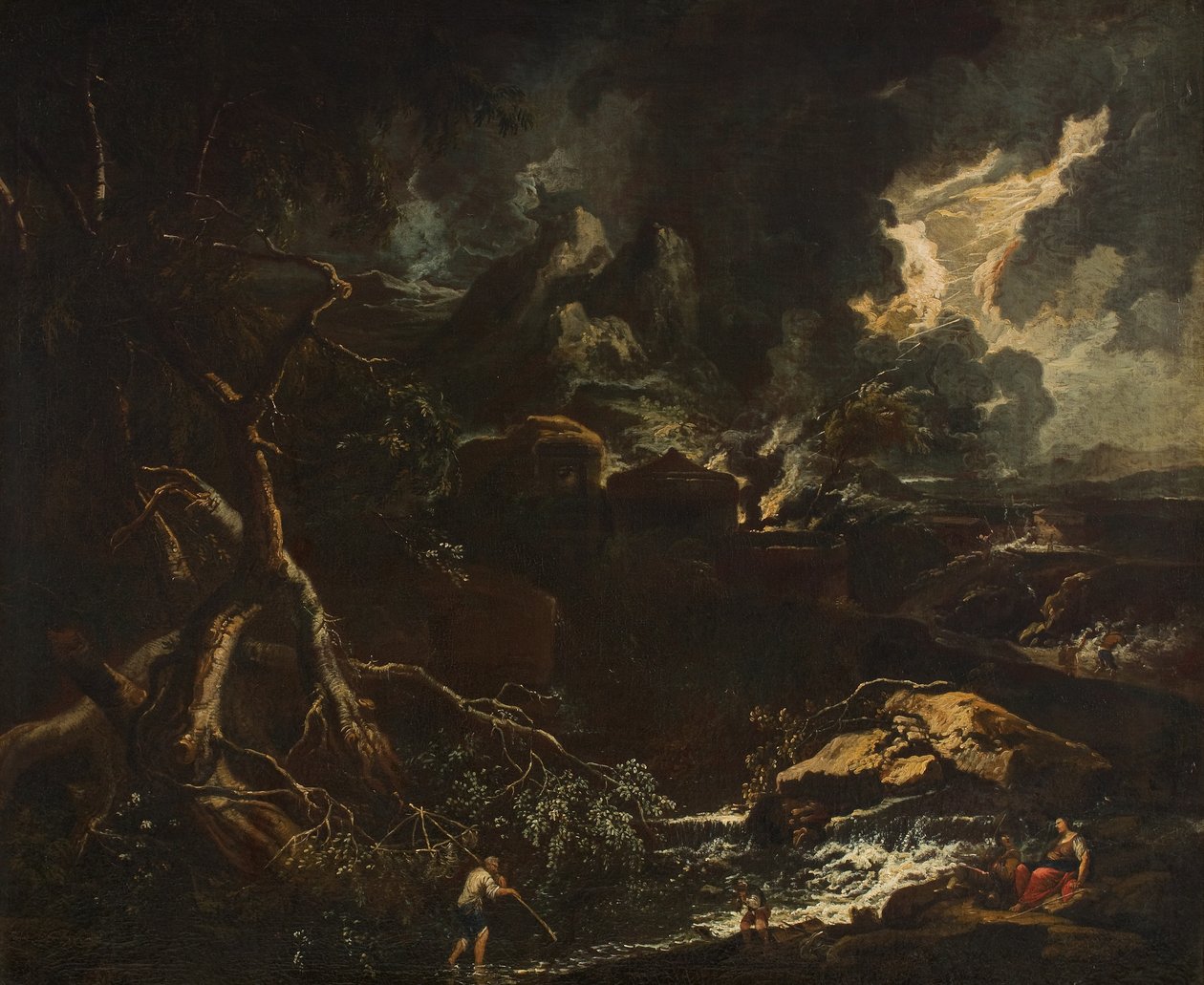 Gewitterlandschaft von Anton Faistenberger
