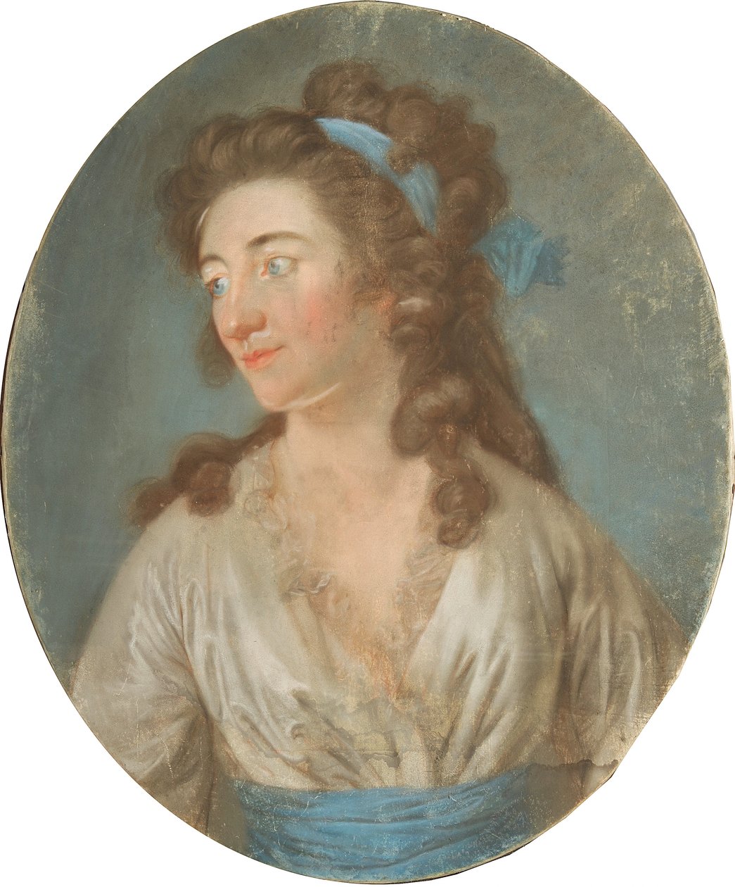 Porträt der Schriftstellerin Elisa von der Recke von Anton Graff