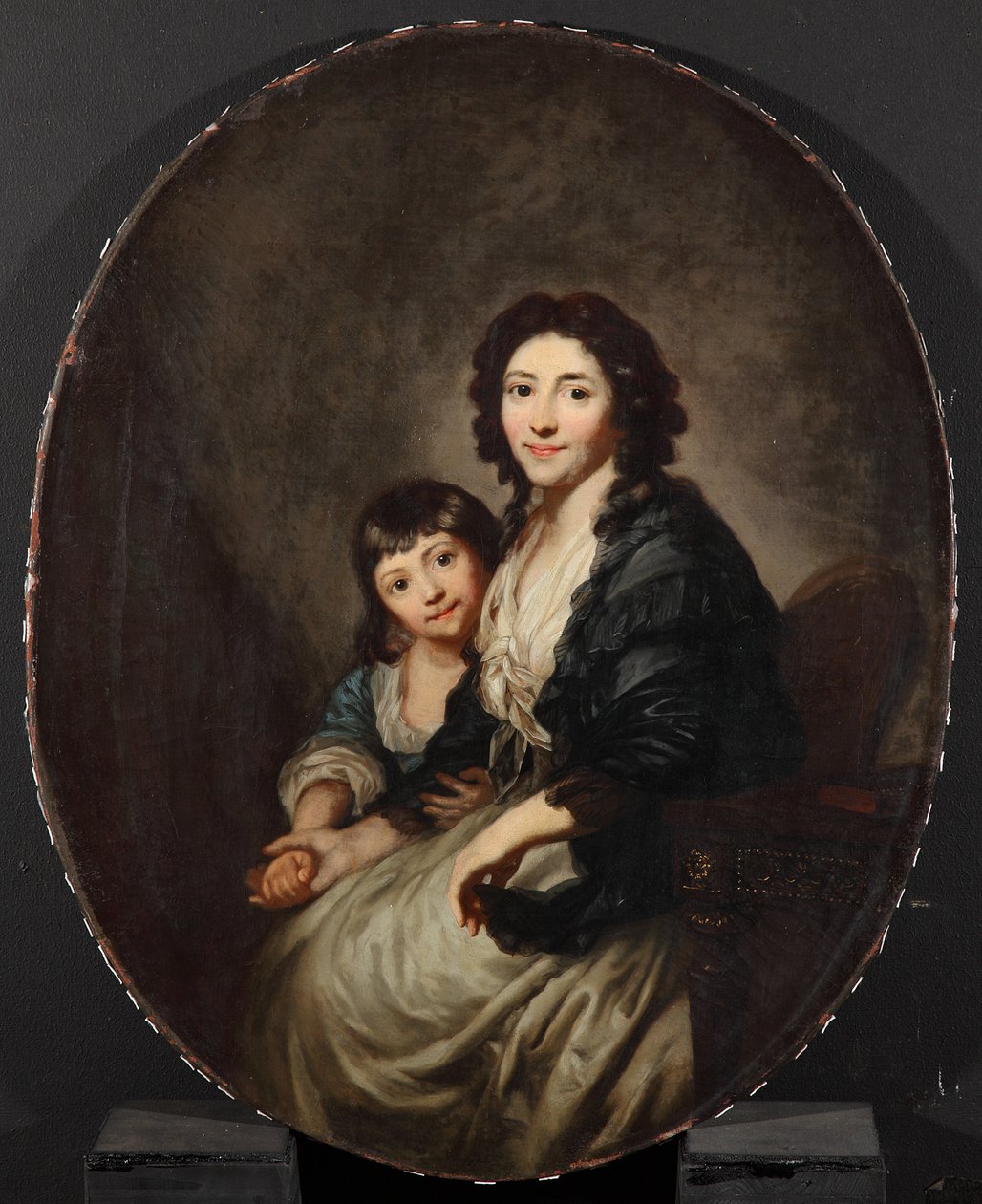 Elisabeth Sophia Augusta Graff, geb. Sulzer (1753-1812) und ihre Tochter Caroline Susanne (1781-1828) von Anton Graff