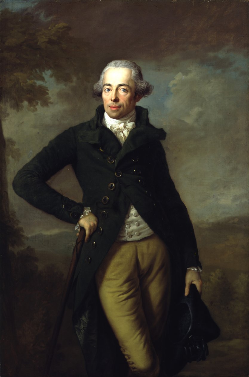 Heinrich XIV. Reuß Ältere Linie (1749-1799) von Anton Graff