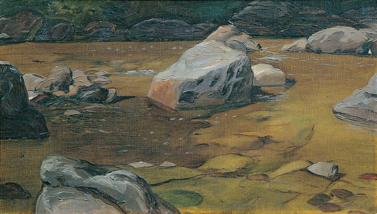 Felsen im Bach von Anton Josef von Kenner