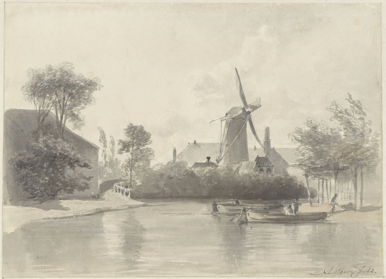 Ansicht von Haarlem von Anton Mauve
