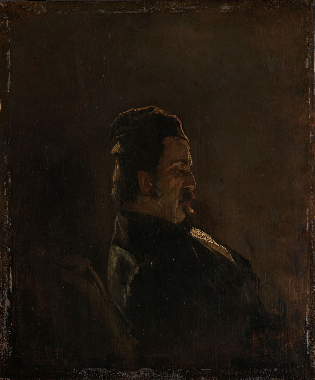 Porträt von Pieter Frederik van Os, Maler von Anton Mauve