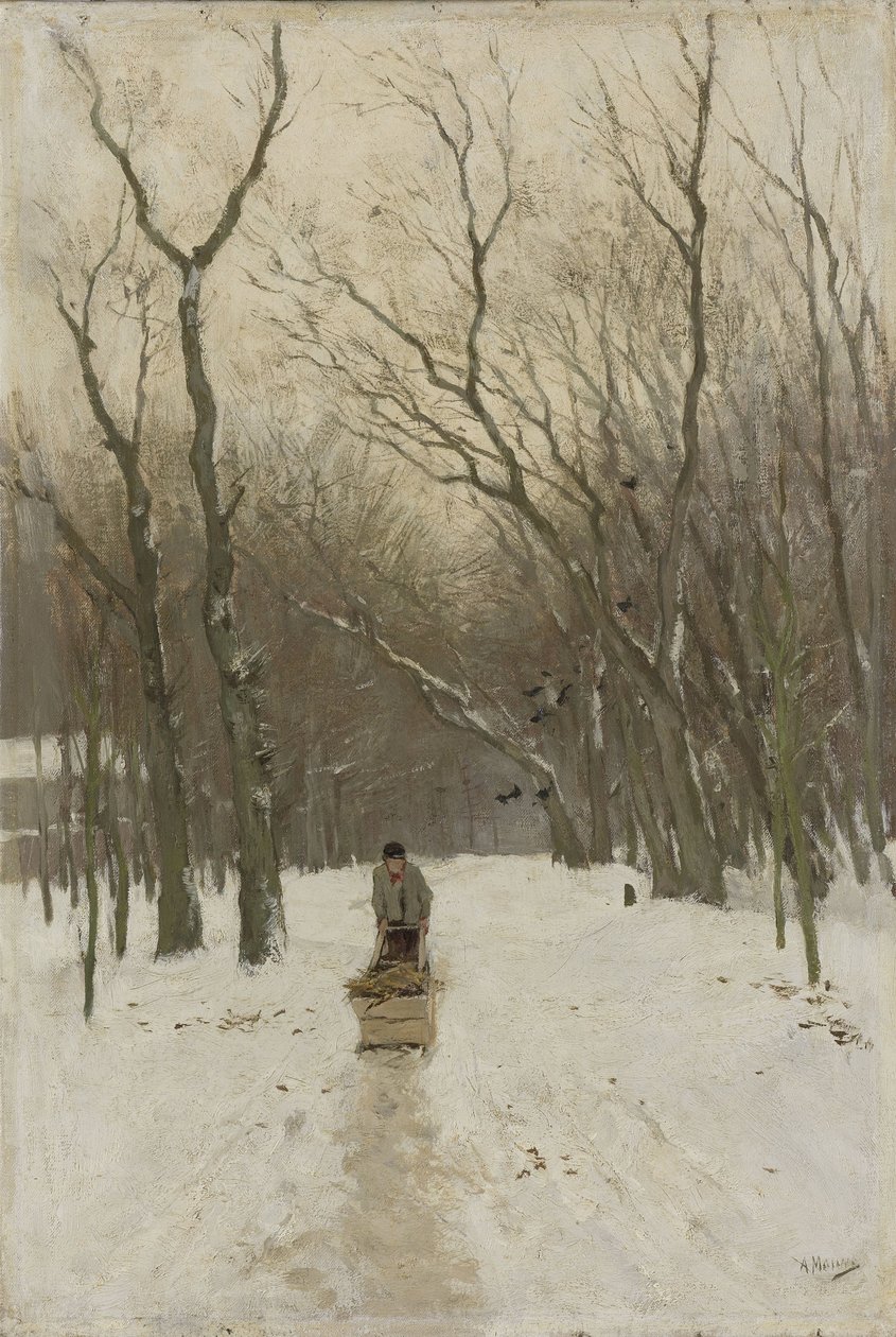 Winter in den Scheveninger Wäldern von Anton Mauve