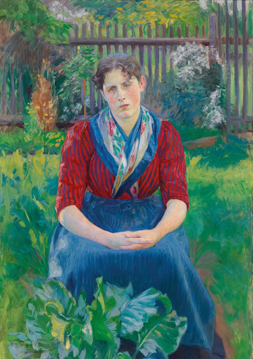 Landmädchen aus der Wachau von Anton Nowak