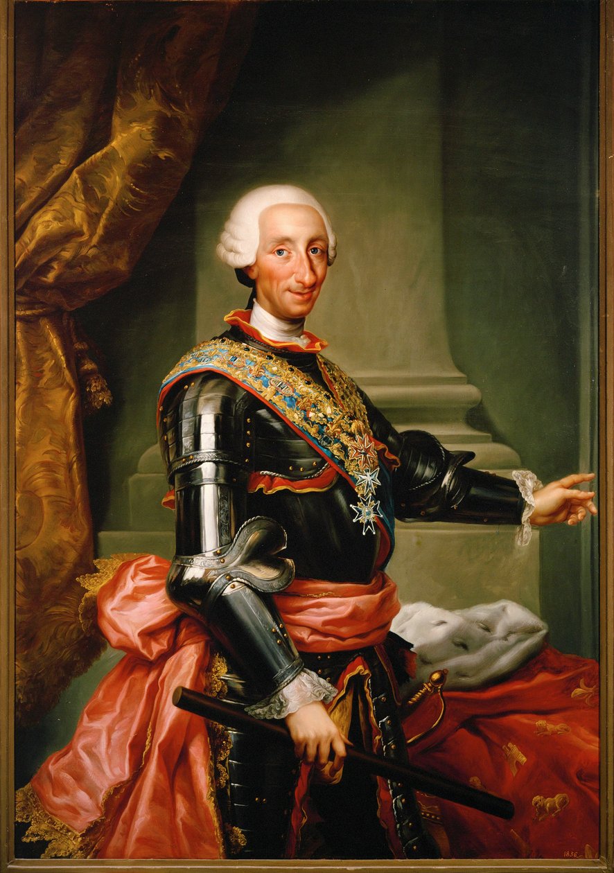 Carlos III., König von Spanien von Anton Raphael Mengs