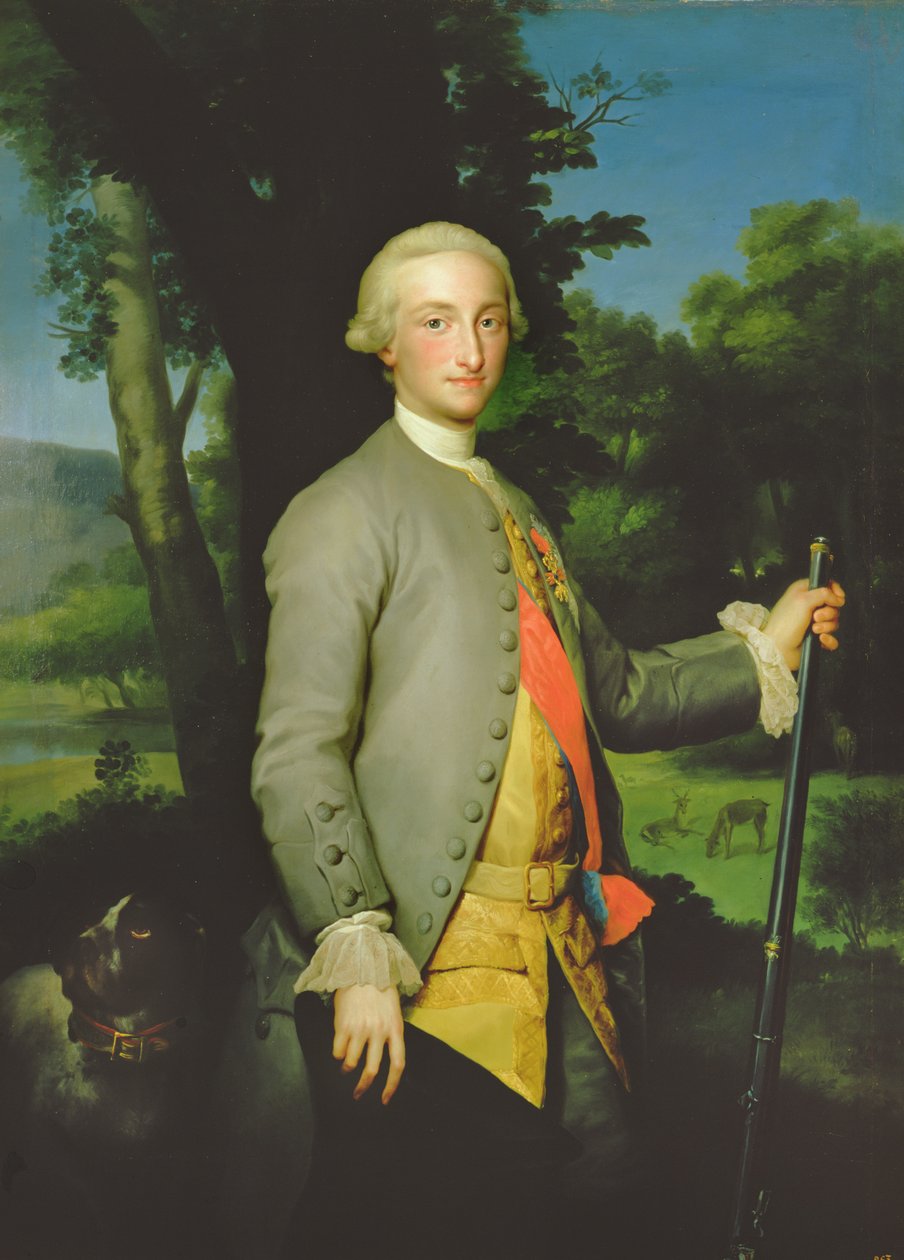 Charles de Bourbon (1748-1819) Prinz von Asturien von Anton Raphael Mengs