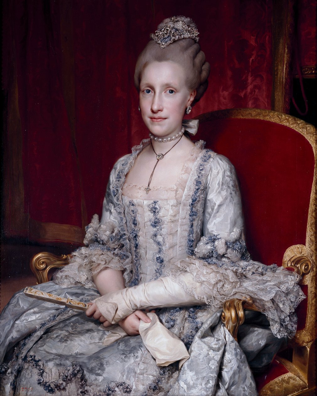 Porträt von Infantin Maria Luisa von Spanien (1745-1792), Heilige Römische Kaiserin von Anton Raphael Mengs