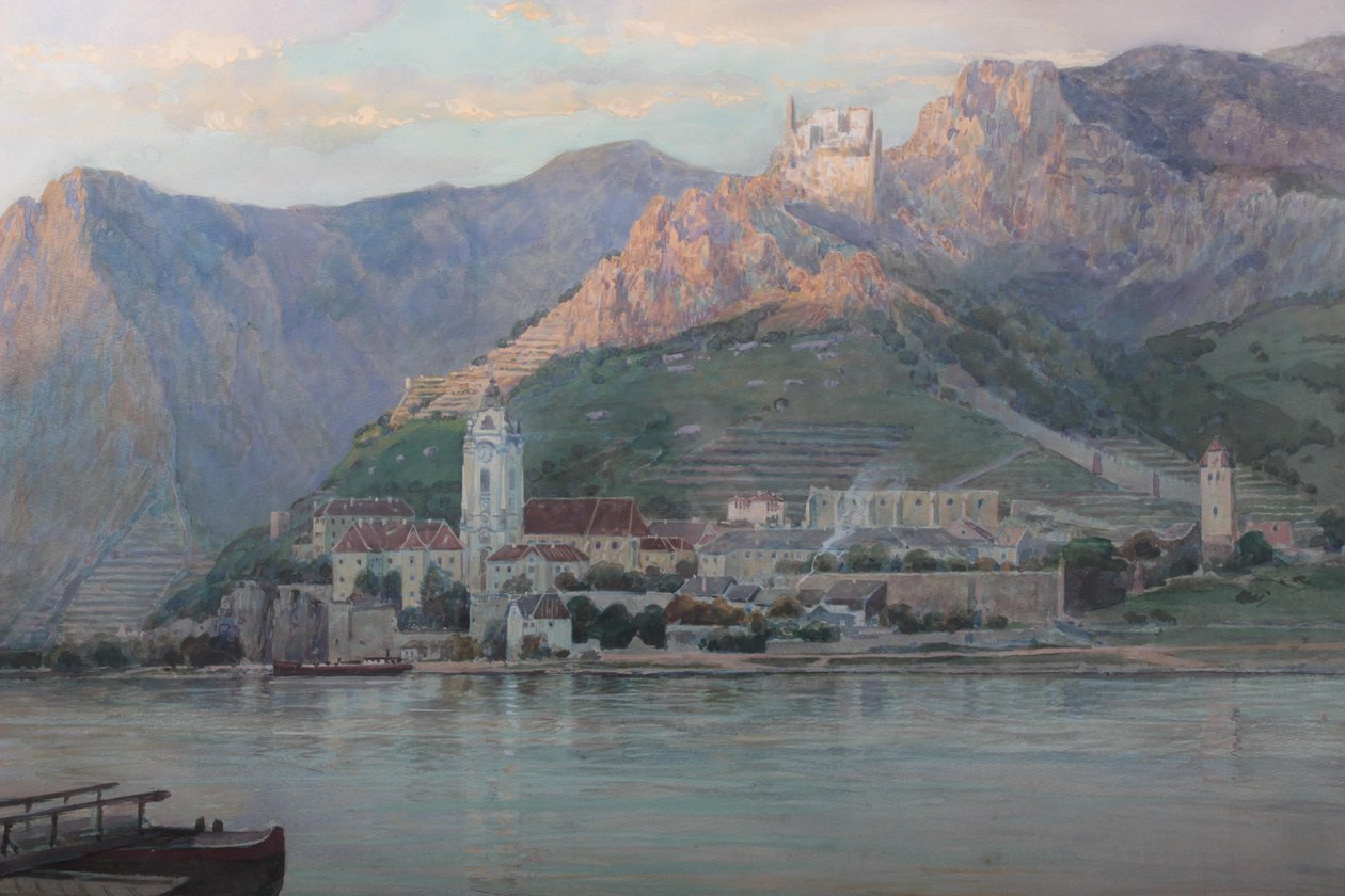 Anton Reckziegel Blick auf Dürnstein von Anton Reckziegel