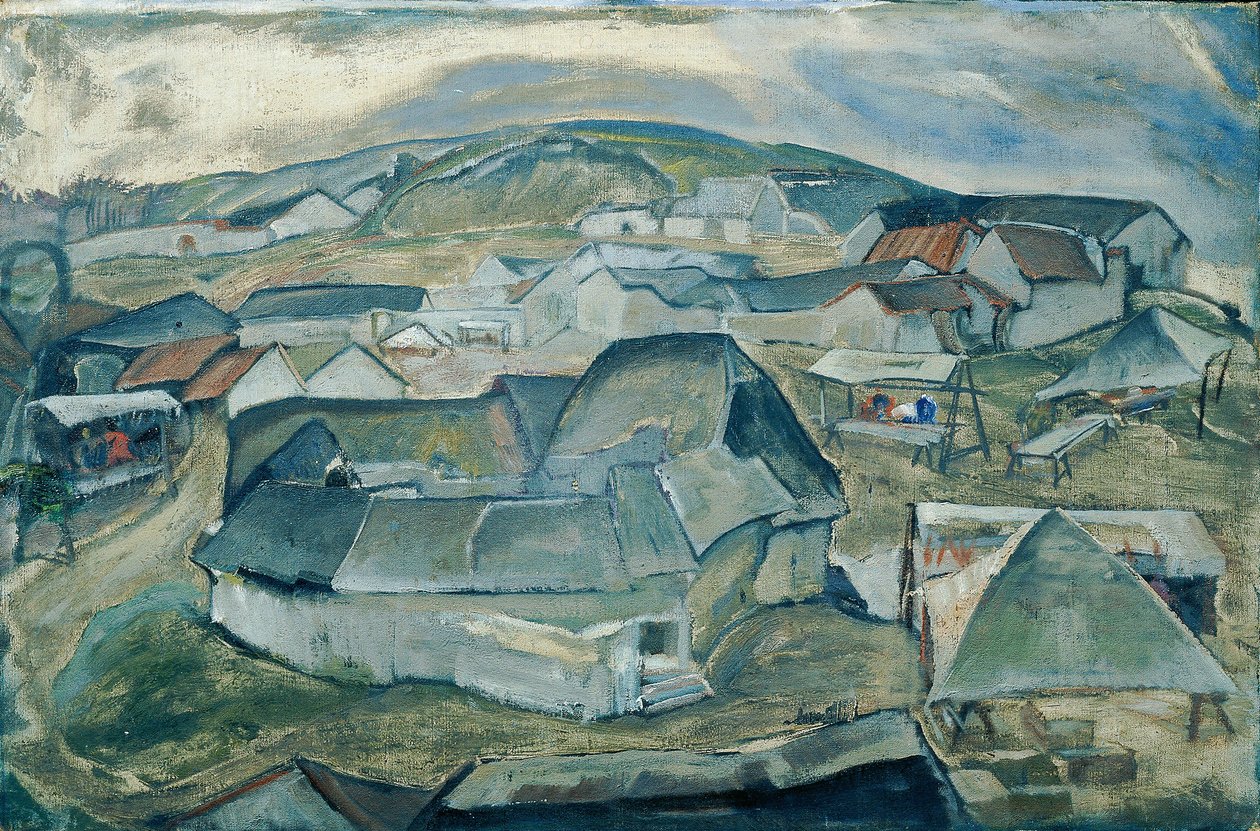 Trauerndes Dorf von Anton Velim