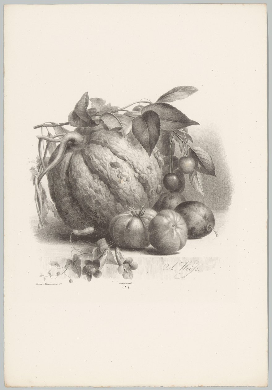 Kürbis, Tomaten und Kirschen von Anton Weiss