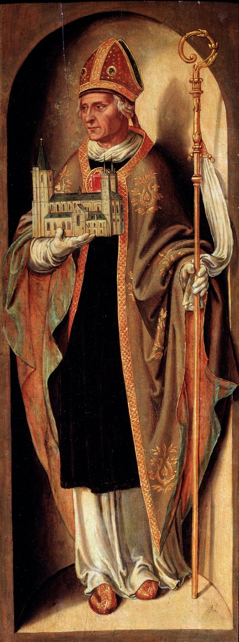 Heiliger Kunibert, Bischof von Köln, frühes 16. Jahrhundert von Anton Woensam