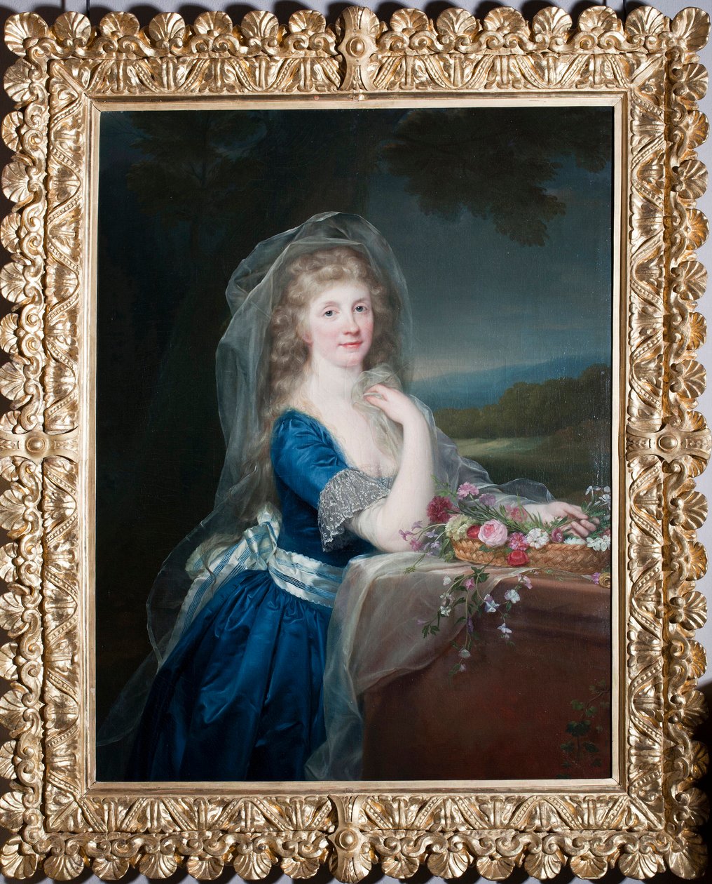 Porträt von Anna Pieri Brignole-Sale (Brignole Sale) (1765-1815) Gemälde von Anton von Maron (1733-1808) Genua, Musei di Strada Nuova von Anton von Maron