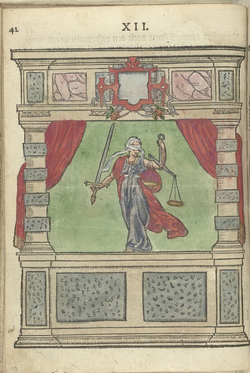 Personifikation der Gerechtigkeit von Antoni van Leest