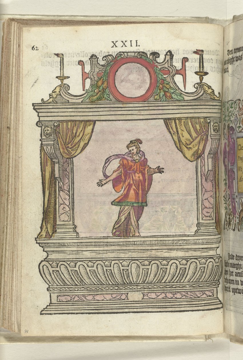 Szene mit der Personifikation der Milde (Clementia), 1578 von Antoni van Leest
