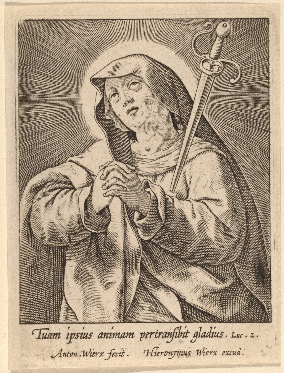 Tuam ipsius animam ... von Antonie Wierix