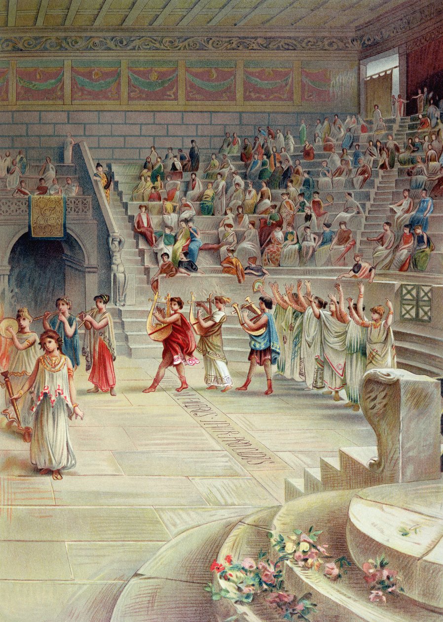 Ein Musikfestival in Pompeji von Antonio Niccolini