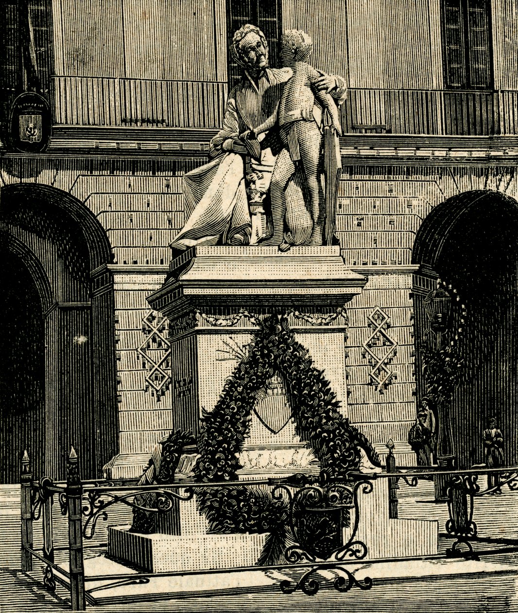 Denkmal für Francesca Capece (1769-1848), von Antonio Bortone (1844-1938), Maglie, Apulien, Italien von Antonio Bortone