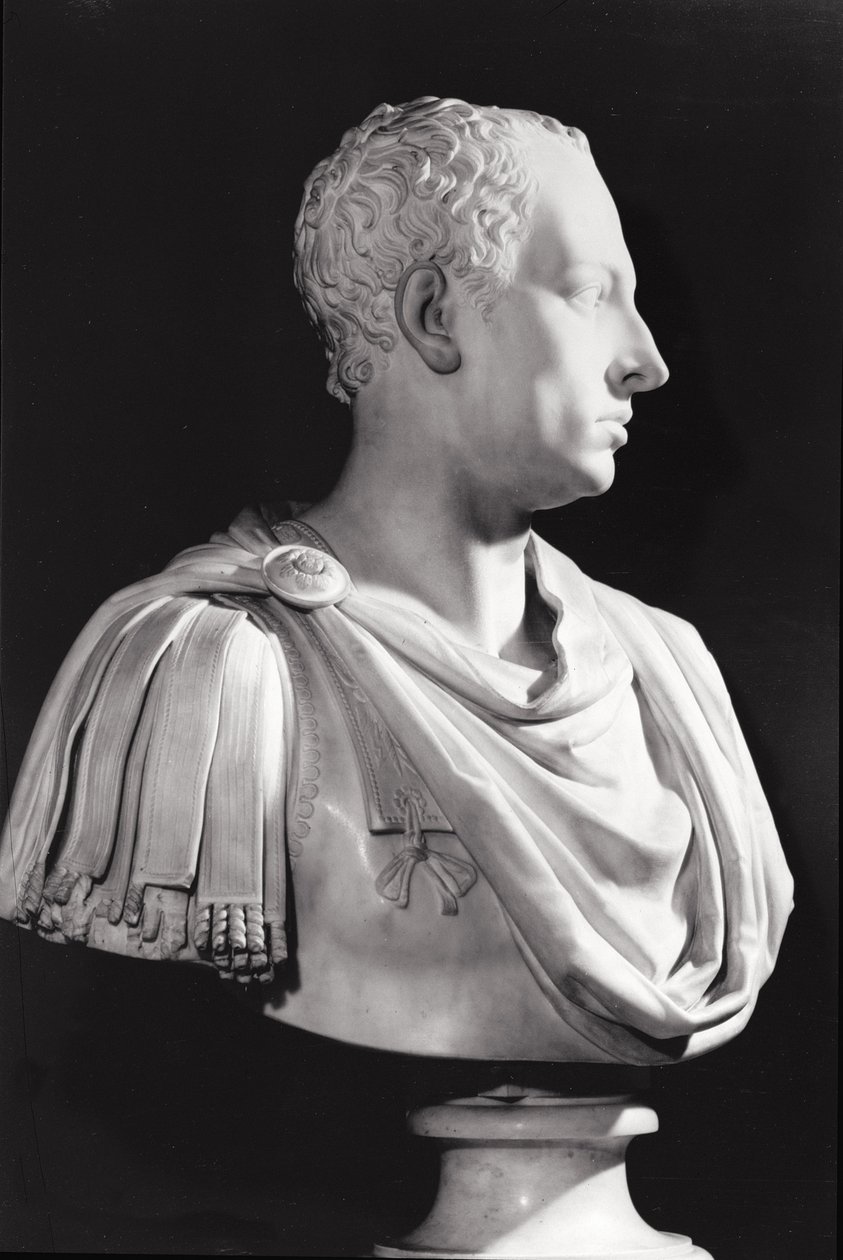 Porträtbüste von Franz I. (1708-65), Heiliger Römischer Kaiser (Marmor) von Antonio Canova
