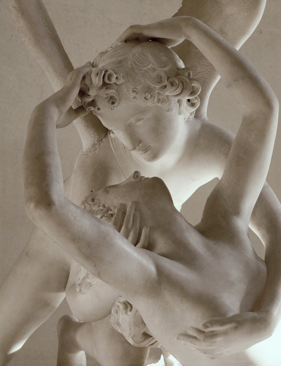 Psyche wird durch den Kuss von Amor wiederbelebt von Antonio Canova
