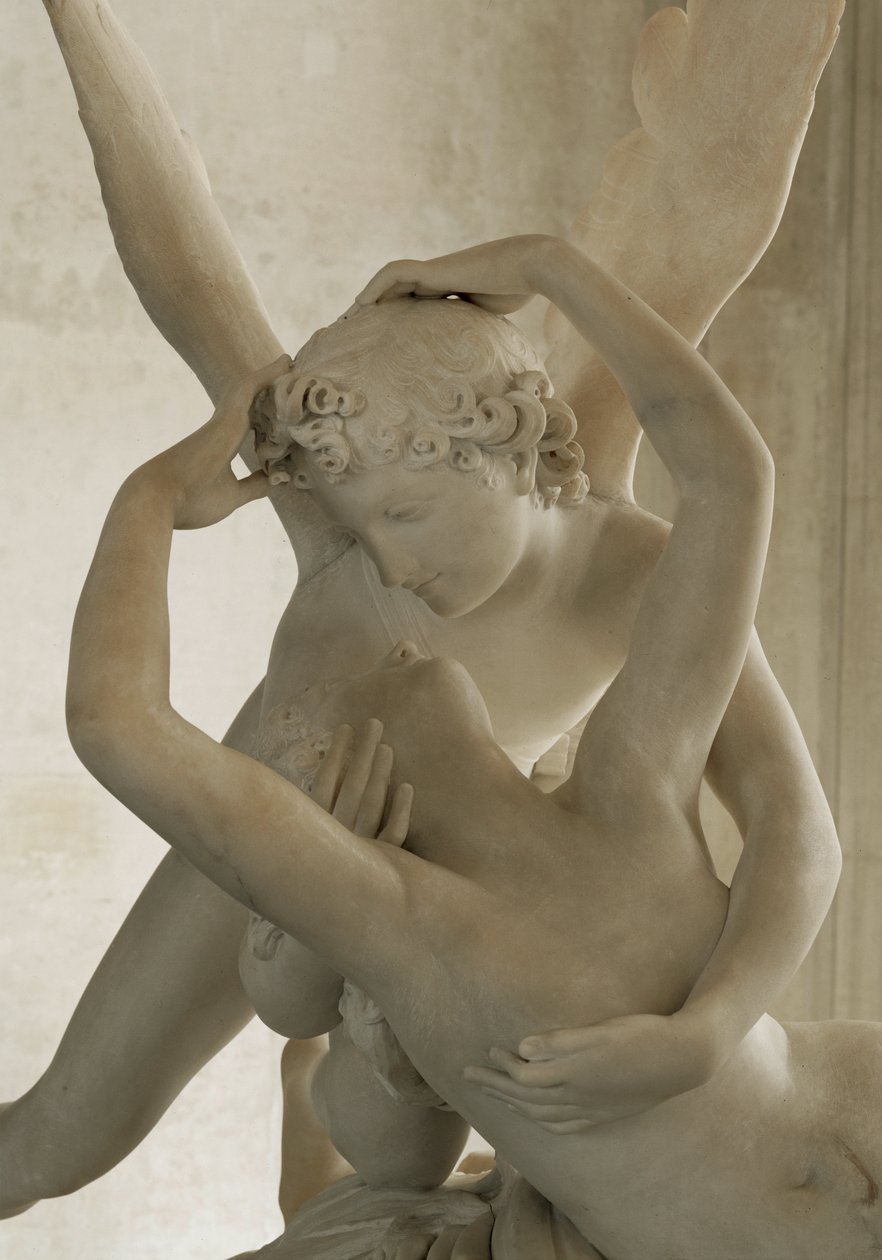 Psyche wird durch den Kuss von Amor wiederbelebt von Antonio Canova