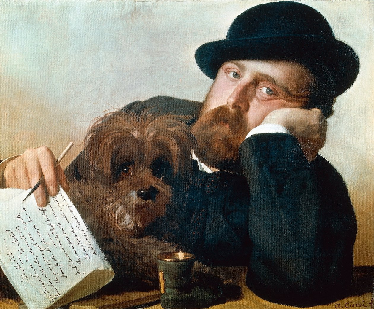 Porträt von Neri Tanfucio von Antonio Ciseri