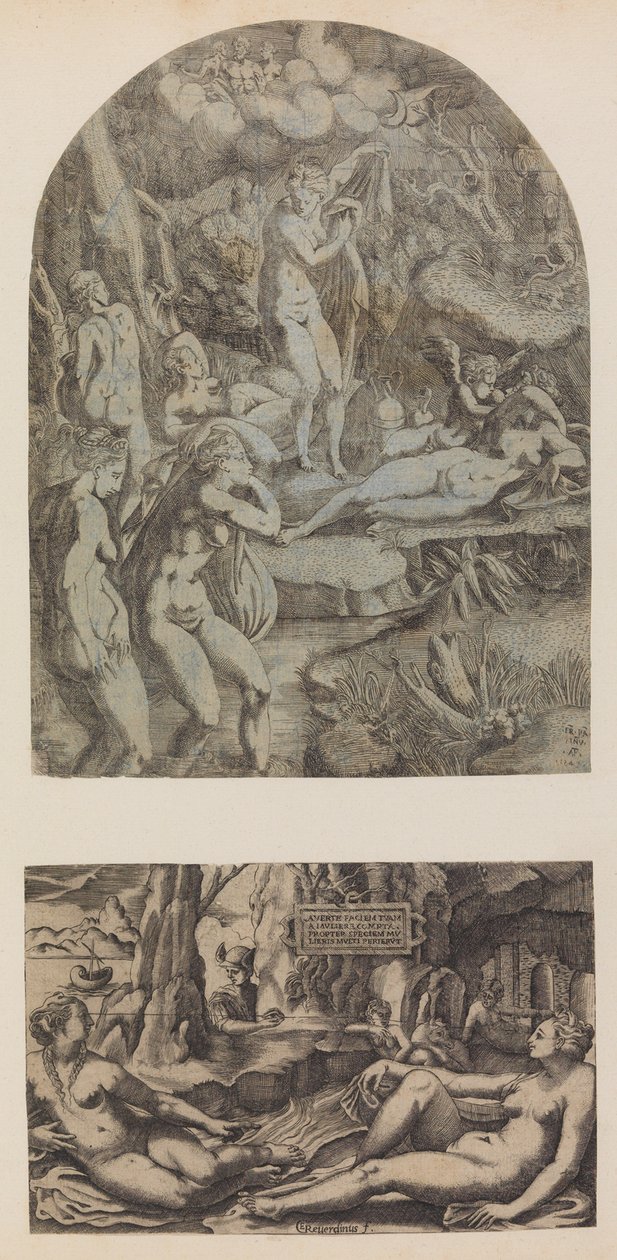 Venus und Nymphen beim Baden von Antonio Fantuzzi