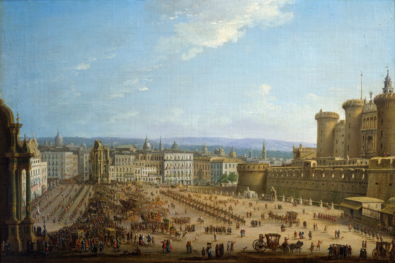 Fest der vier Altäre in Neapel, ca. 1757 von Antonio Joli