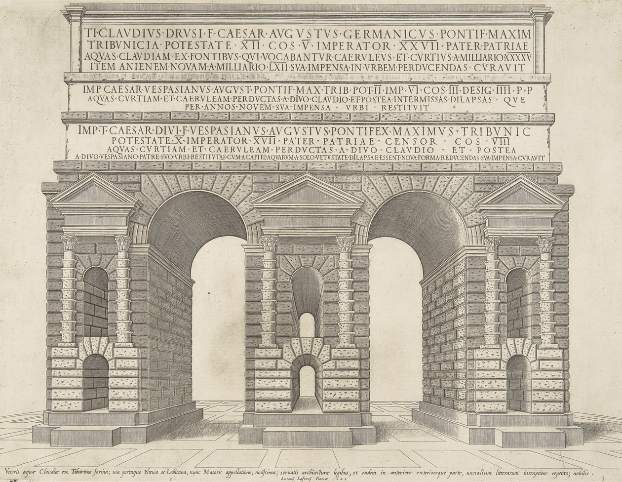 Speculum Romanae Magnificentiae von Antonio Lafreri