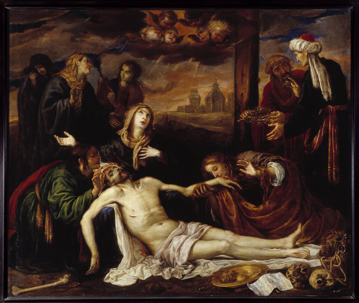 Kreuzabnahme oder Pieta von Antonio Pereda y Salgado