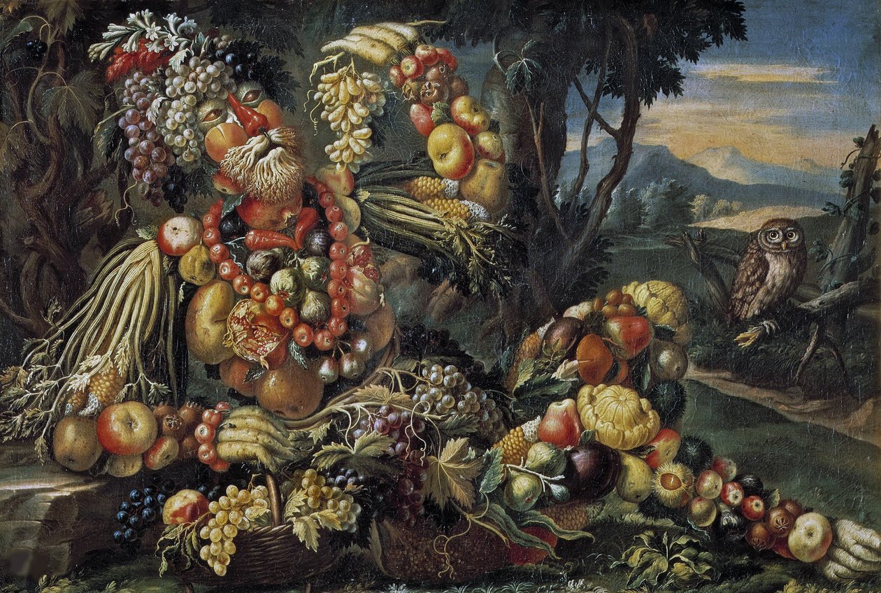 Die vier Jahreszeiten: Herbst, zwischen 1685 und 1695 von Antonio Rasio