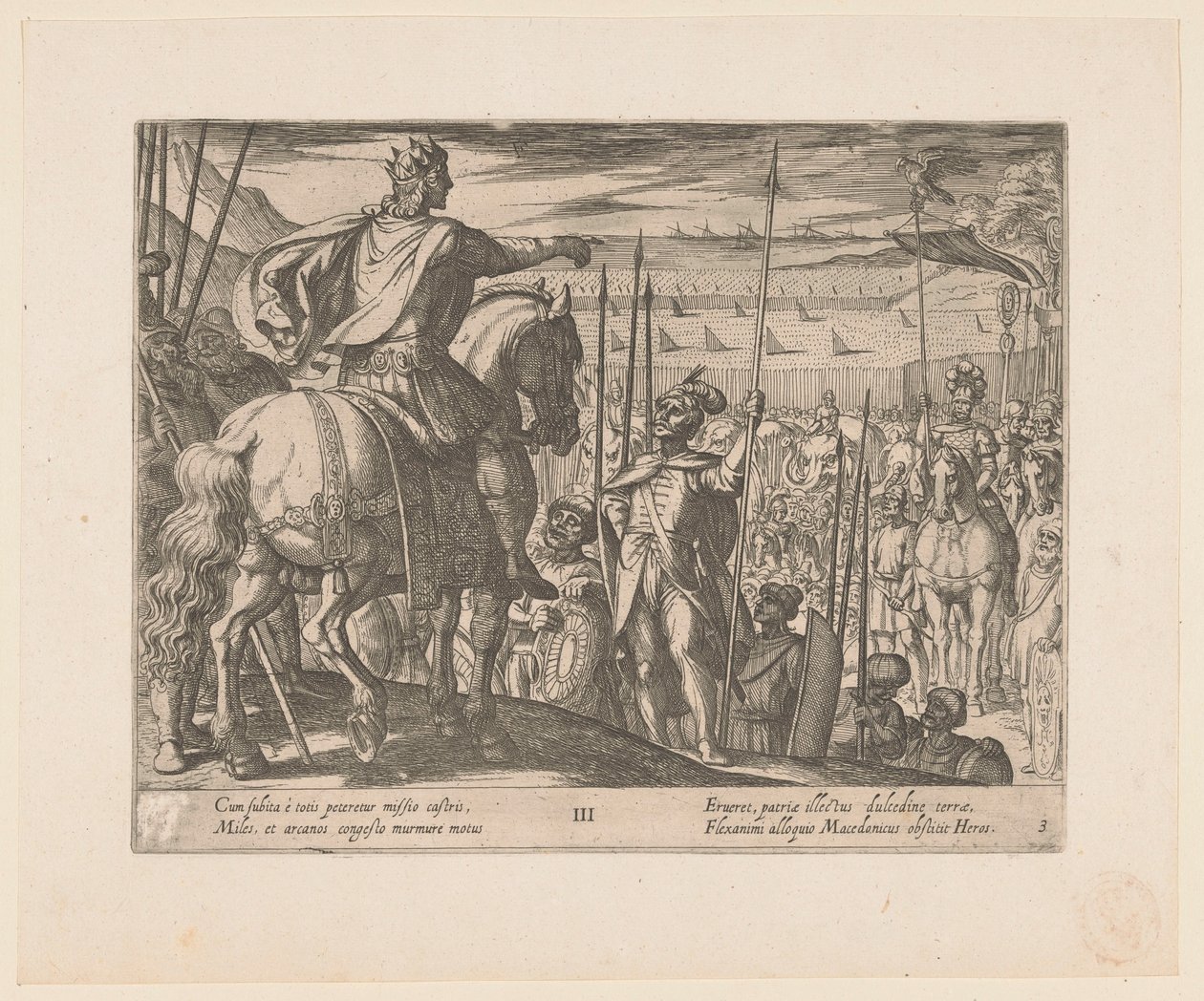 Alexander der Große instruiert die makedonischen Soldaten von Antonio Tempesta