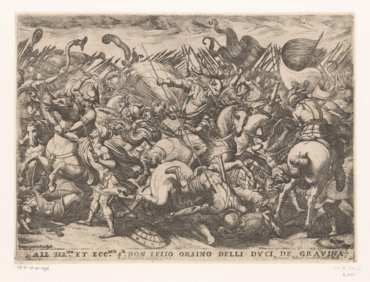 Kavallerie und Infanterie im Kampf von Antonio Tempesta