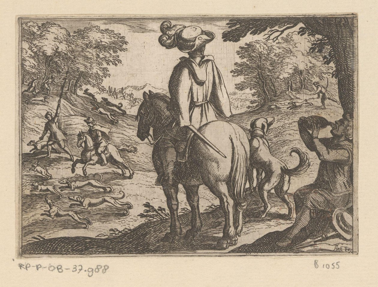 Hasenjagd von Antonio Tempesta
