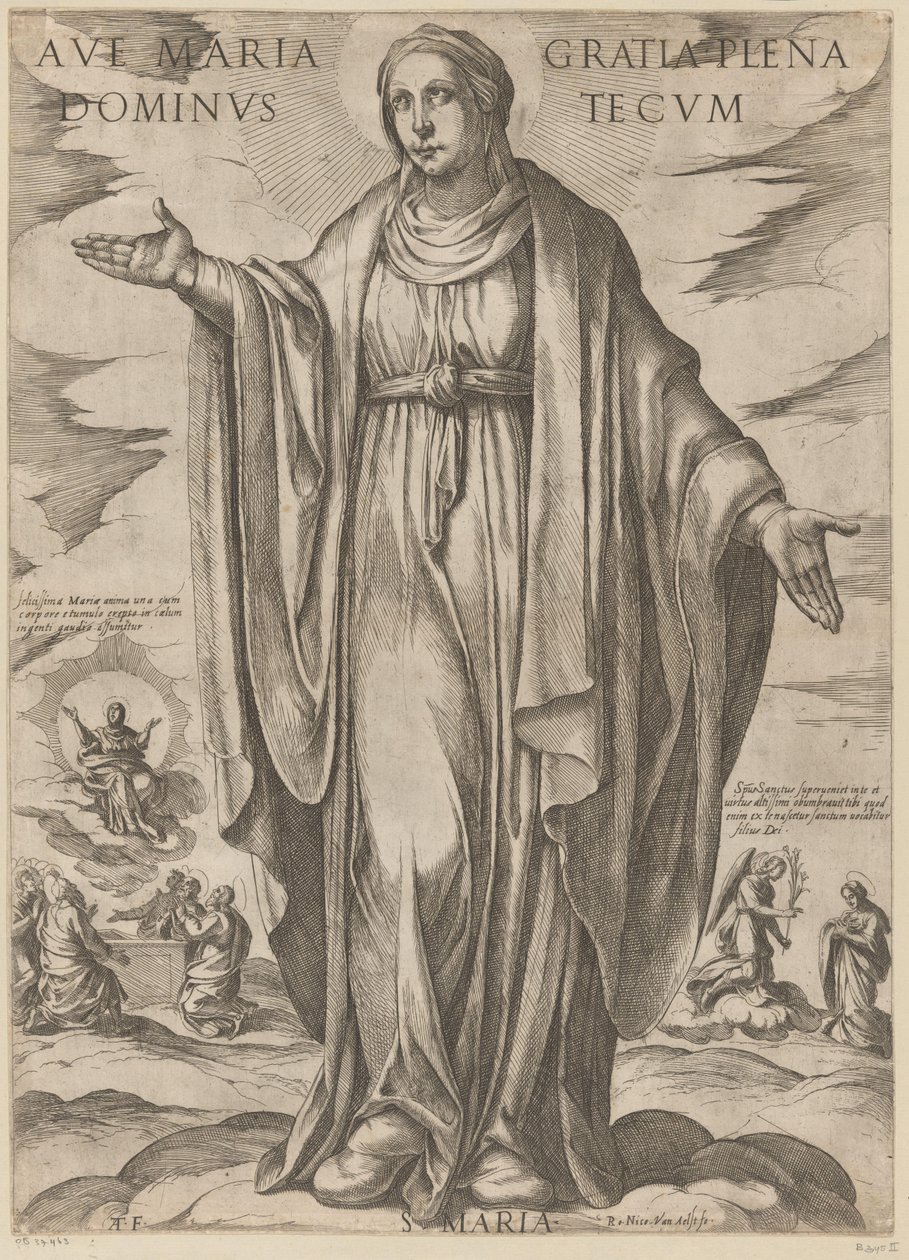 Maria (Ave Maria gratia plena dominus tecum) von Antonio Tempesta