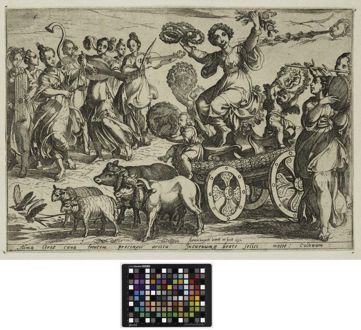 Die vier Jahreszeiten: Frühling, 1592 von Antonio Tempesta