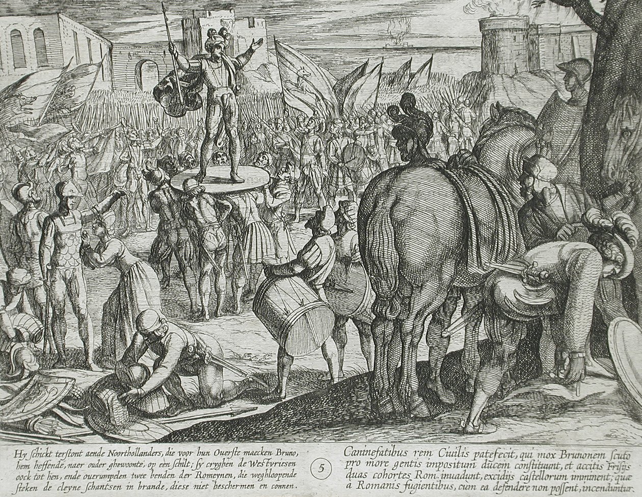 Zwei besiegte römische Einheiten von Antonio Tempesta