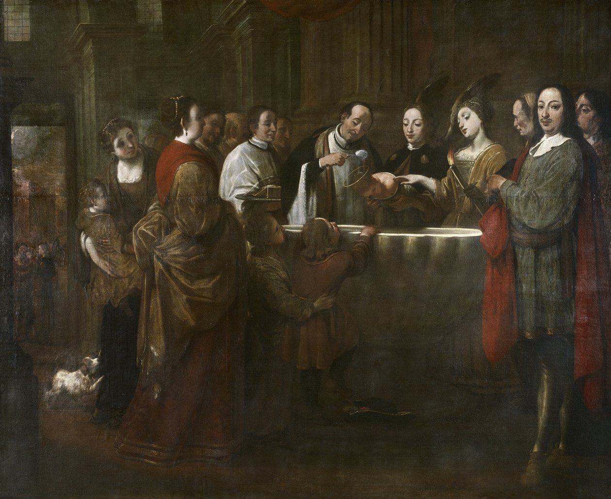 Die Taufe des Heiligen Franziskus, ca. 1729-33 von Antonio Viladomat