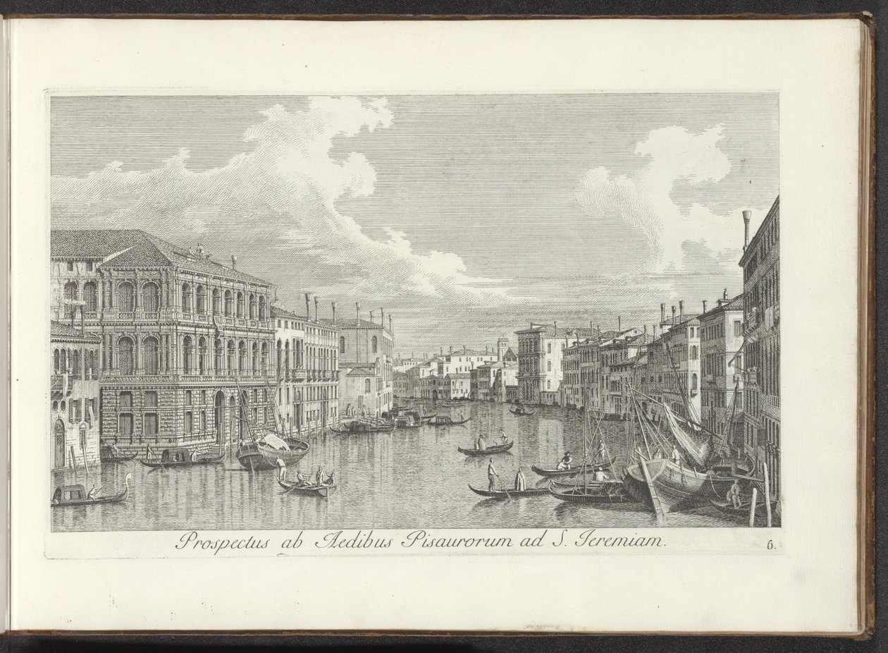 Ansicht des Canal Grande in Venedig von Antonio Visentini