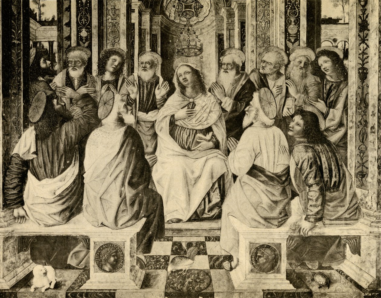 Die Ausgießung des Heiligen Geistes von Antonio da circle of Monza