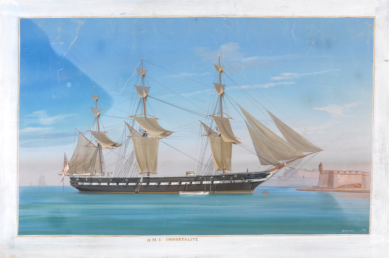 Segelunterstütztes Dampfschiff HMS 