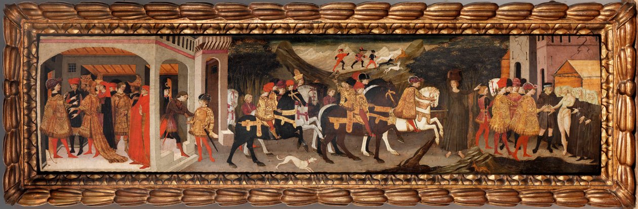 Die Geschichte von Griselda, ca. 1440 von Apollonio di Giovanni di Tommaso