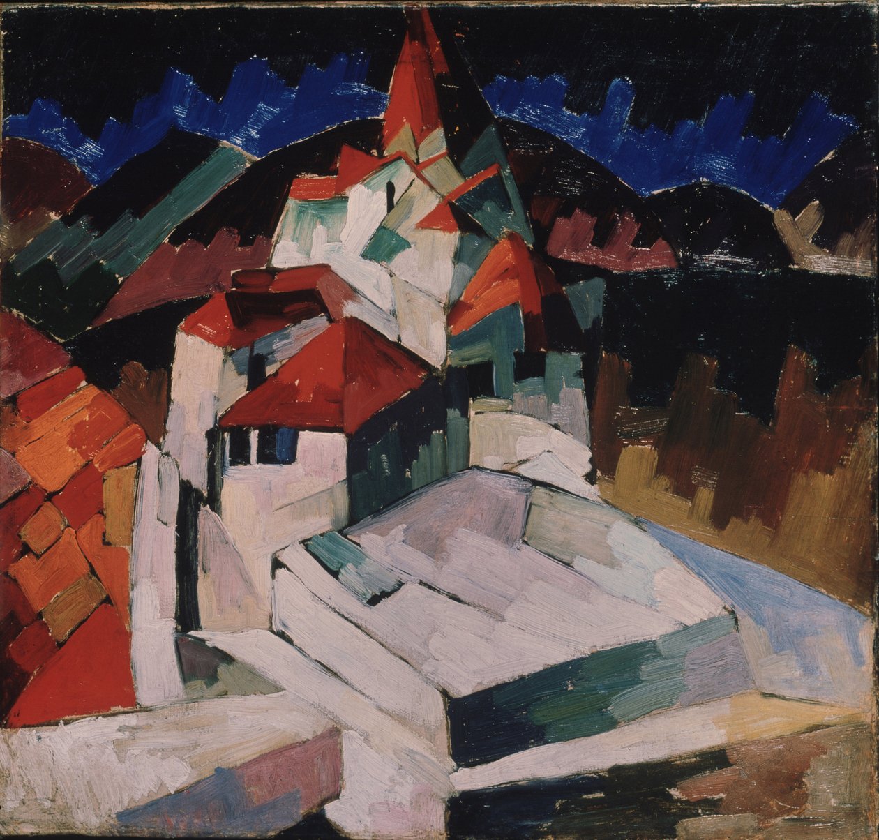 Kirche in Kislowodsk von Aristarkh Vasilievic Lentulov