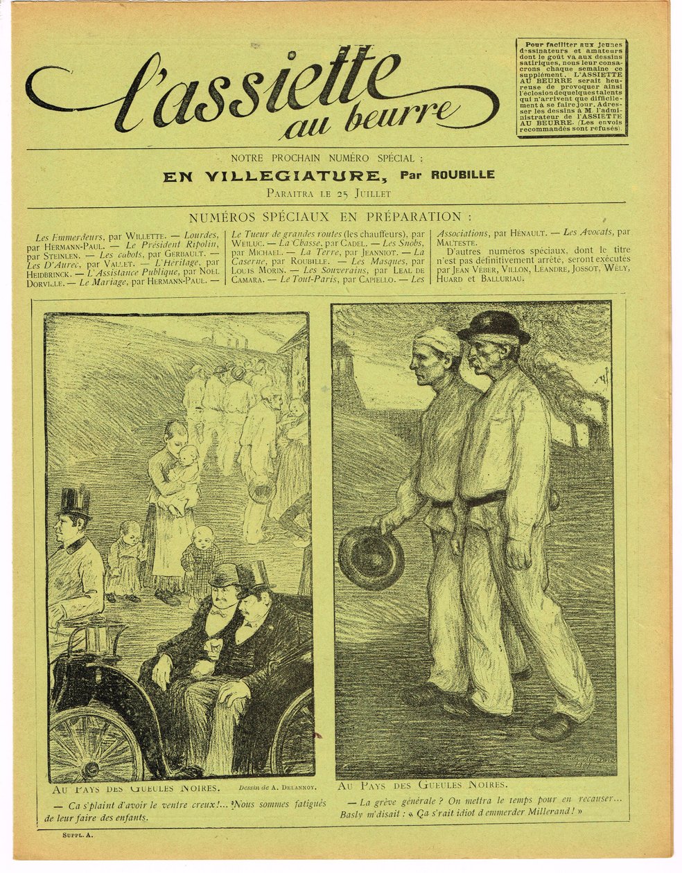 Titelblatt von „The Butter Plate“, Satirical in Colors von Aristide Delannoy