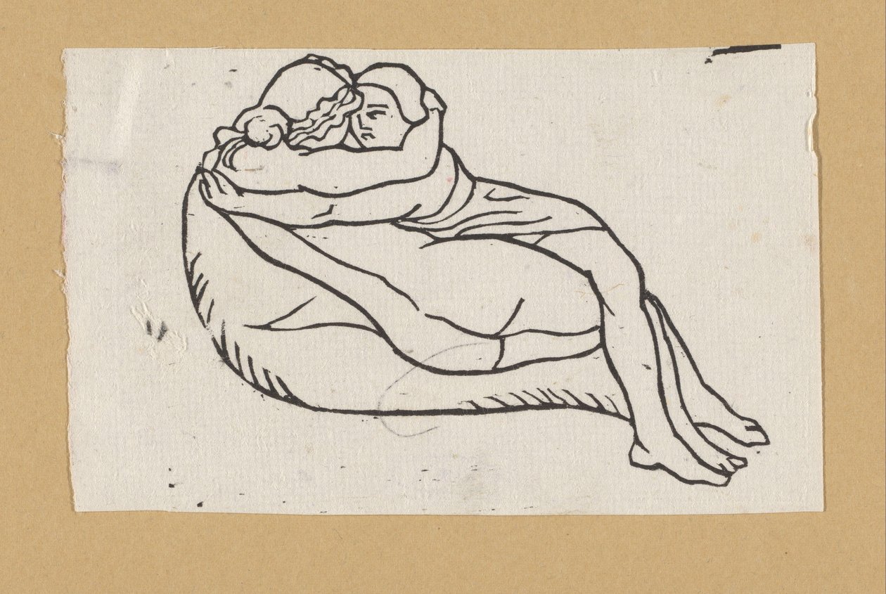 Daphnis und Chloë zusammen liegend von Aristide Maillol
