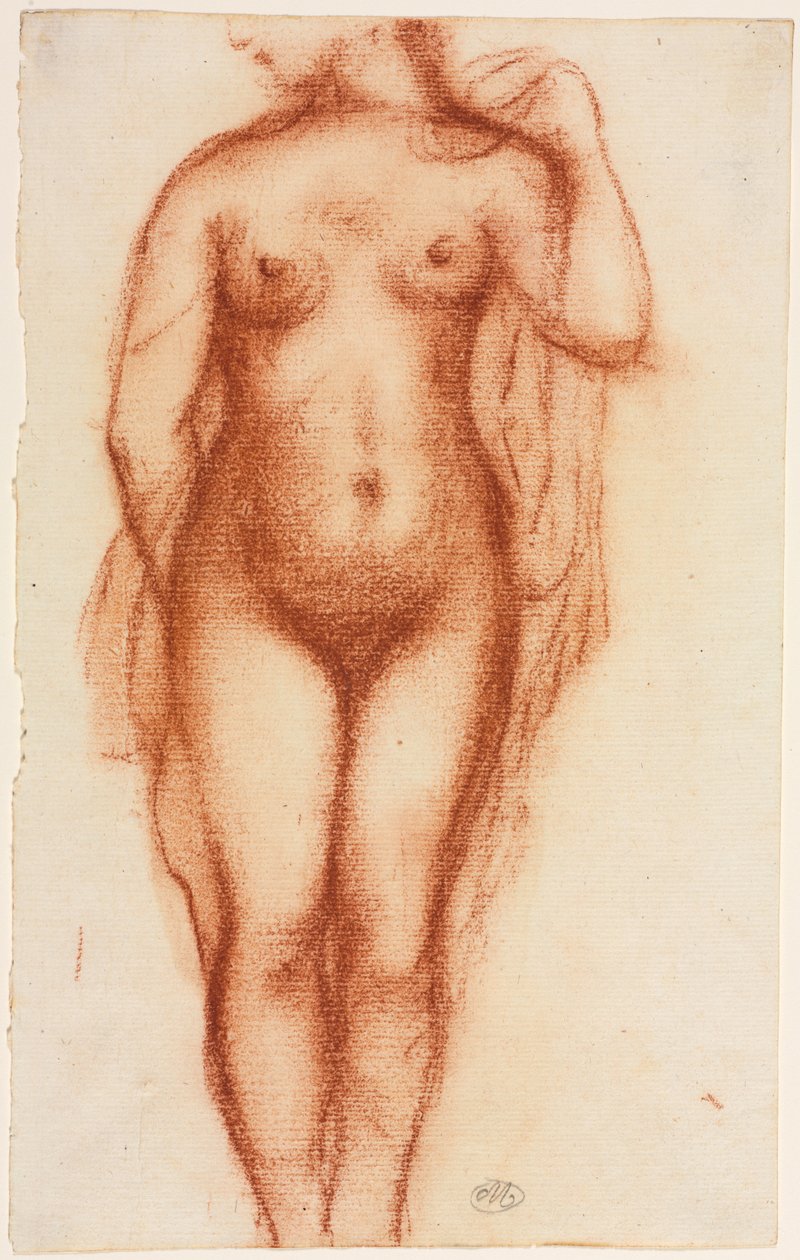Nackte Frau stehend von Aristide Maillol