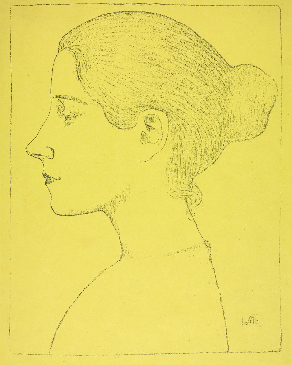 Porträt einer jungen Frau von Aristide Maillol