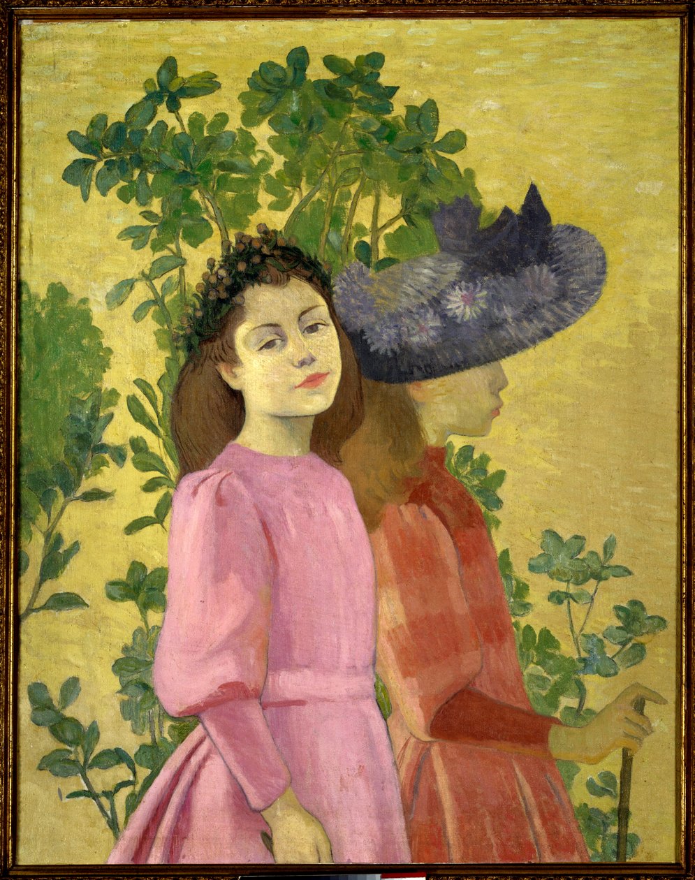 Zwei junge Mädchen im Frühling von Aristide Maillol