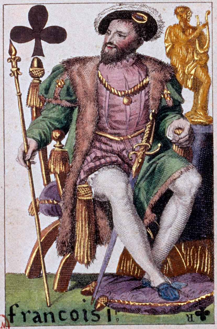 Darstellung von König Franz I (1494-1547). (Detail) von Armand Gustave Houbigant